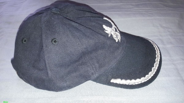 Baseballcap, Heer Mützenabzeichen, Leutnant alles handgestickt -SONDERPREIS-