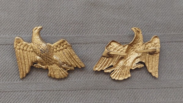 Mützenabzeichen Polizeiadler Reichswehr Zeit Adler ohne Krone in gold