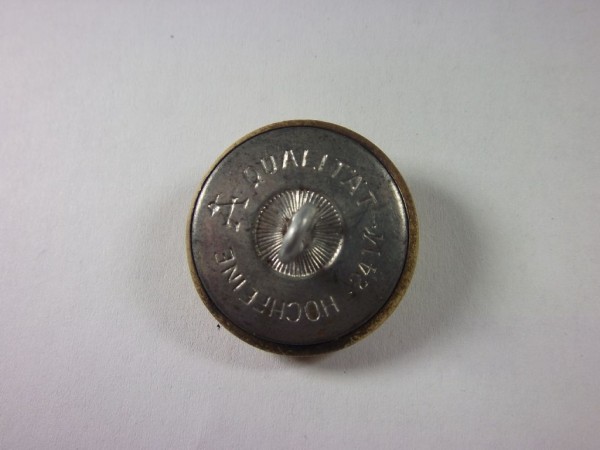 Knopf, 24mm, Kriegsmarine, vergoldet, Hersteller A, lange Öse