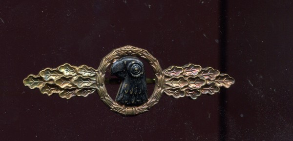 Orden 1939 / 1957 Frontflugspange für Auklärer in Bronze ohne Auflage