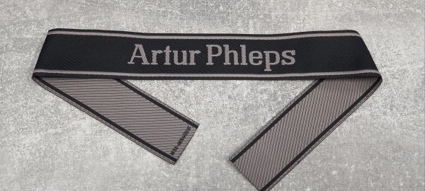 Ärmelband Artur Phleps gewebt für Mannschaften alte Fertigung