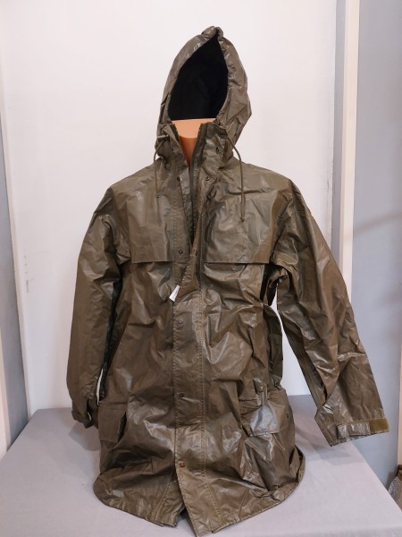 Bundeswehr Jacke Nässeschutzjacke Größe 4 56/ 58 oliv Original Regenjacke