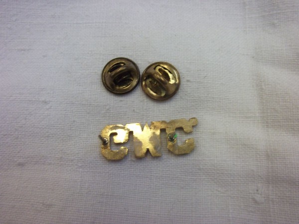 Kragenabzeichen, G.M.C., Army, Offizier, Metall, gold