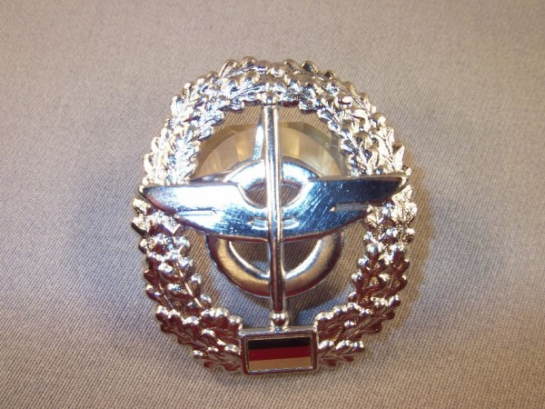 Barettabzeichen, Nachschubtruppe, Metall verchromt