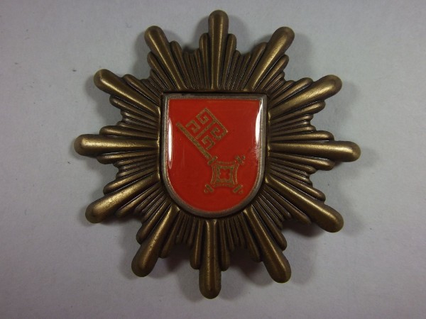 Bremen: Mützenstern, Polizei Bremen Metall, zweiteilig