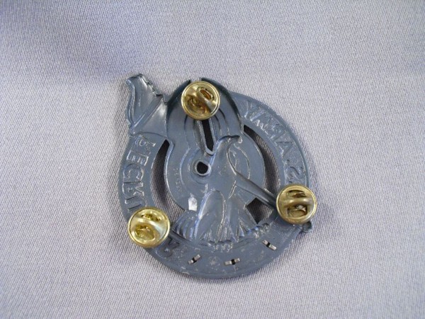 Brustabzeichen, Army Recruiter, silber, 55 mm mit 3 Sternen