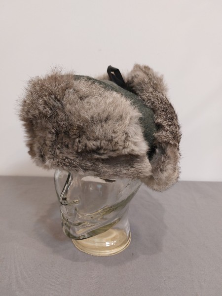 Wehrmacht Wintermütze Fellmütze M42 mit Fell Grösse 60 Feldmütze