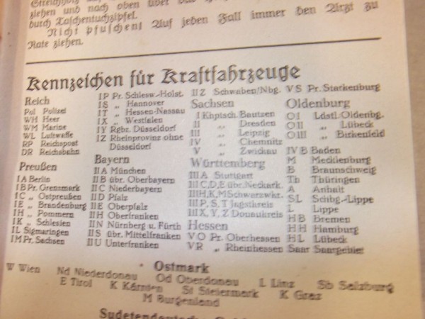 Kalender der Kreisparkasse Rotenburg i. Hannover #1940#
