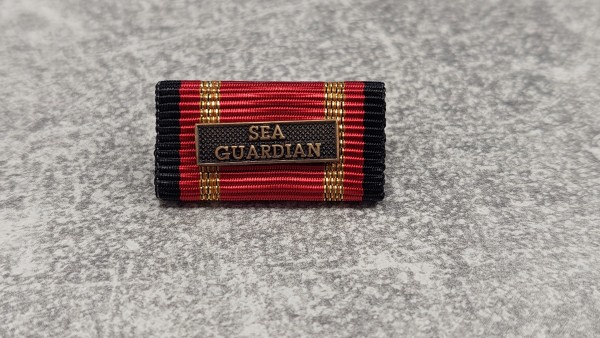 Bundeswehr Einsatzmedaille SEA GUARDIAN in bronze Bandschnalle