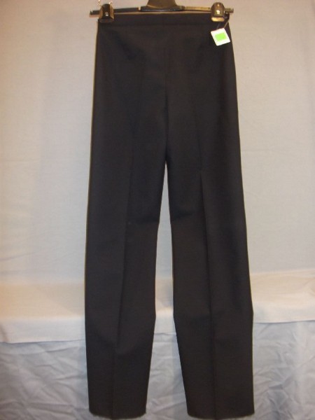 Hose, Ausgehuniform, Schwarz mit schwarzer Tresse #Größe 46#