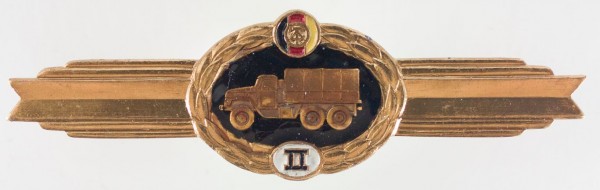 Klassifizierungsabzeichen,Qualifizierungsspange, für den Kraftfahrzeugdienst, Stufe 2 Bild ist ein Muster