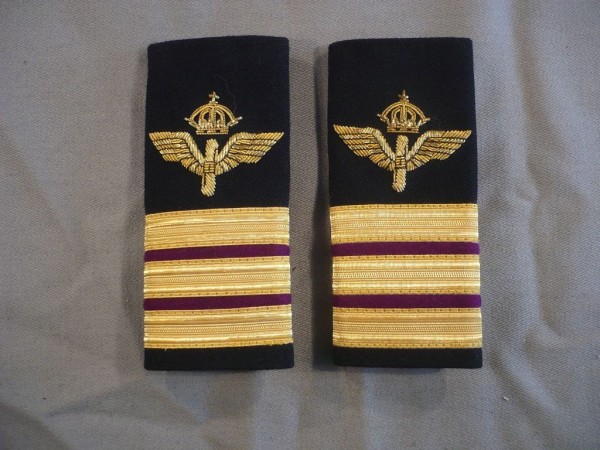 Rangschlaufen Hauptmann- Stabshauptmann/ Kapten/ Captain Luftwaffe