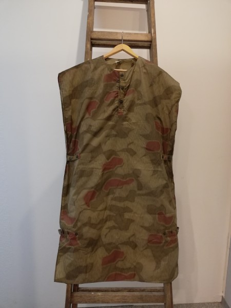 BGS Poncho Sumpftarn Regenumhang Bundesgrenzschutz 60-70er Jahre Original