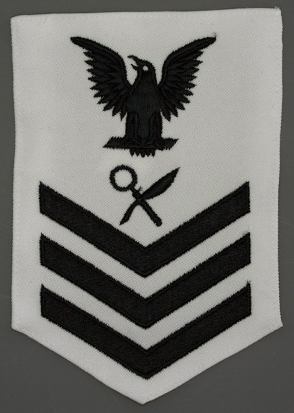 Armabzeichen für Hemden, Dienstgrad mit Laufbahnabzeichen, IS Intelligence Specialist, Petty Officer First Class 