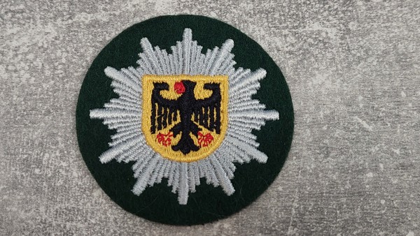BGS Mützenabzeichen Mützenstern maschinengestickt