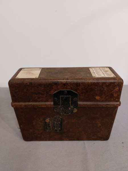 Feldtelefon / Feldfernsprecher 33 komplett mit Kurbel 1940
