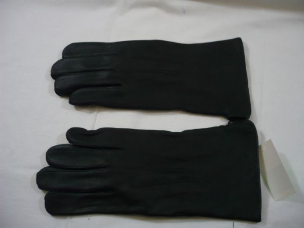 Handschuhe, Lederfingerhandschuhe, schwarz, #Grösse 11#
