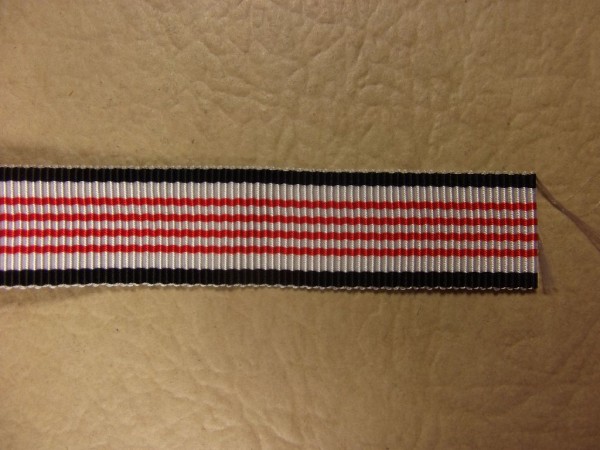Kolonial Denkmünze, Ordensband, Bandnummer 655/ 656, 15mm breit