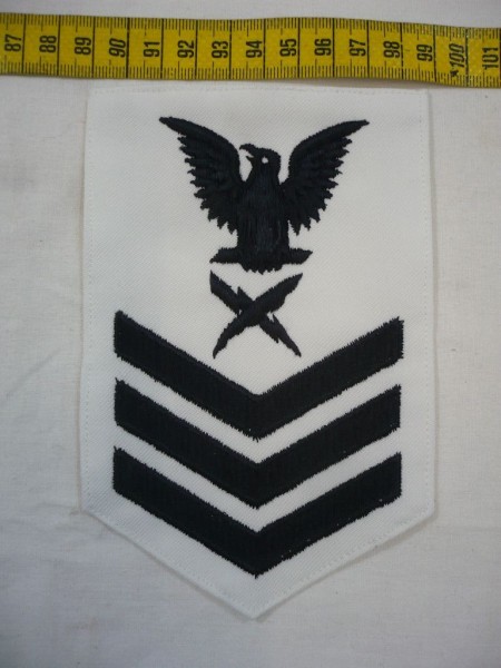 Armabzeichen für Hemden, Dienstgrad mit Laufbahnabzeichen, CT Cryptologic Technician, Petty Officer First Class 