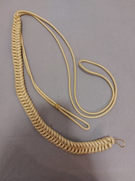 Bundeswehr Fangschnur Affenschaukel für Offizier der Marine in gold Klemme