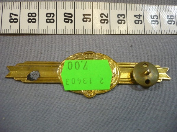 Klassifizierungsabzeichen, Qualifizierungsspange, für Nachrichten-, Funkmeß-, Waffenleit-, und Führungs- technik sowie Technik funkelektronischen Kampfes, Stufe 3