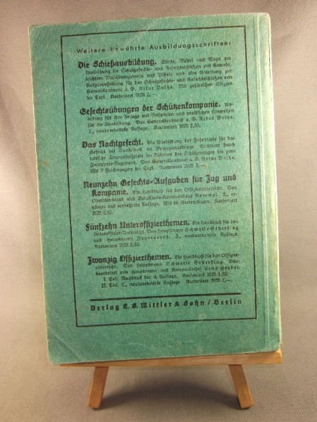 Reibert, der Dienstunterricht im Heere, Ausgabe für Gewehr und L.M.G. Schützen Jahrgang 1937