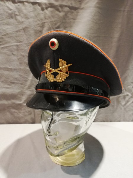 Bundeswehr Heer Schirmmütze Mannschaften Heeresflugabwehr dunkelgrau Größe 58 Herstellung 1969