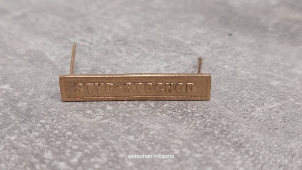 1.WK Gefechtsspange "Styr-Stochod" zur Denkmünze