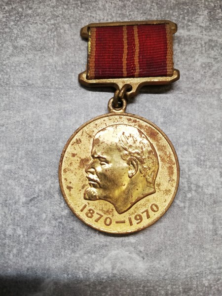 Medaille Zum Gedenken an den 100. Geburtstag Lenin UdSSR Sowjetunion