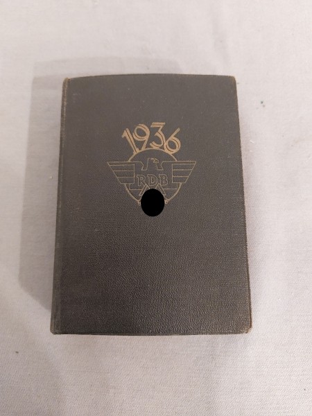 Kalender RDB Deutscher Beamten Kalender 1936