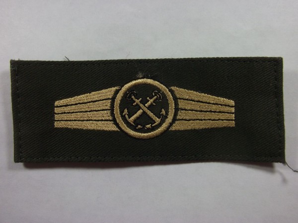 Tätigkeitsabzeichen, Personal im allgemeinen Marinedienst bronze auf oliv