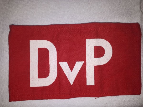 Armbinde DvP - Diensthabender vom Park mit Gummi