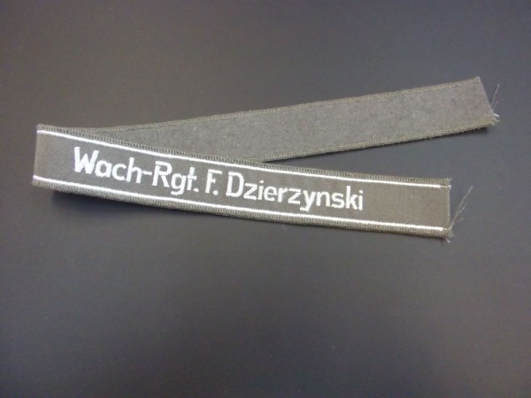Ärmelband, Wach-Rgt.F.Dzierzynski, fertig vernäht für Ärmelweite 42 cm 