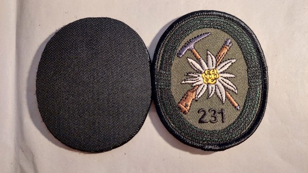Armabzeichen Gebirgsjägerbatallion 231 Bunt