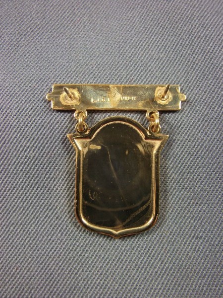 Brustabzeichen, Competition Medal, Distinguished Pistol Shot, USMC, vergoldet