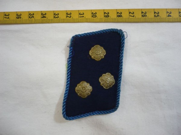 Bayern: Kragenspiegel, Polizei Bayern, Alte Art, blau für Obermeister