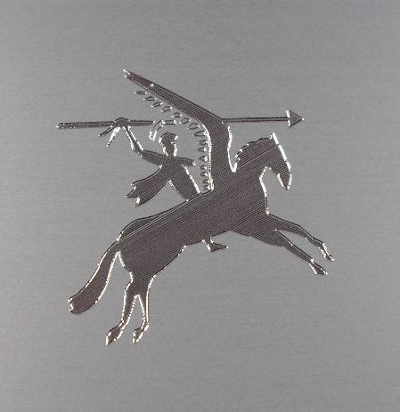 Hosengürtel Pegasus Airborne, silber mit Gravur