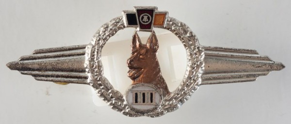 Klassifizierungsabzeichen,Qualifizierungsspange, für vorbildlichen Dienst als Diensthundeführer, Stufe 3