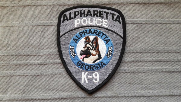 Armabzeichen Alpharetta Police K-9 Hundeführer