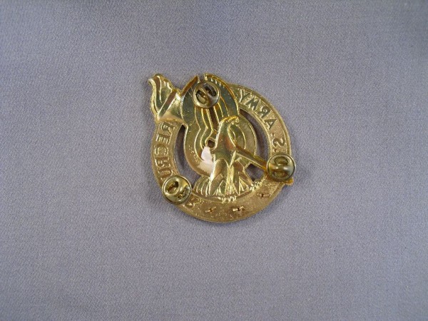 Brustabzeichen, Army Recruiter, gold, 55 mm mit 3 Sternen