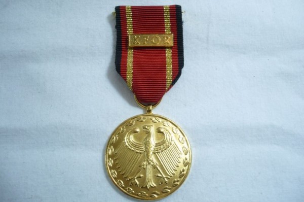 Bundeswehr Einsatzmedaille KFOR in Gold