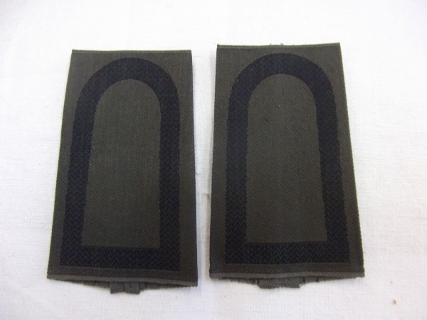 Rangschlaufen Stabsunteroffizier, schwarz in oliv