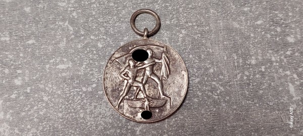 Anschlussmedaille Österreich - März Medaille geprägt