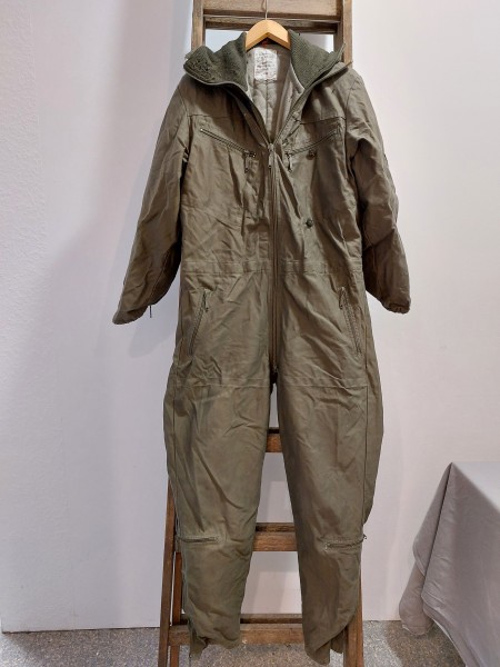 Bundeswehr Panzerkombi oliv mit Teddyfutter Größe 11 Original W.Merk