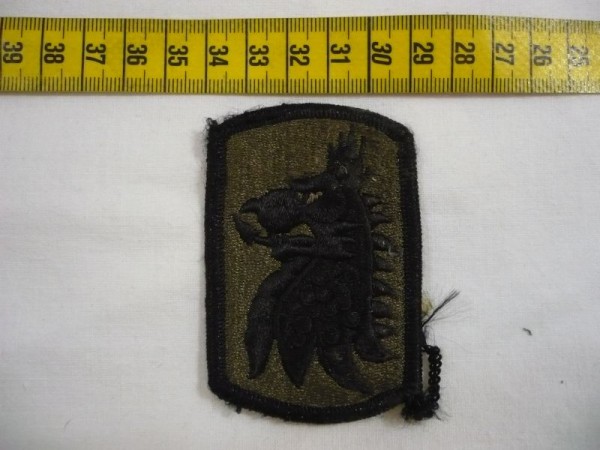 Armabzeichen 455th Chemical Brigade, tarnfarben ( OD )