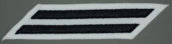 Armabzeichen, Service Slanted stripes (Hash Marks), 2 Streifen