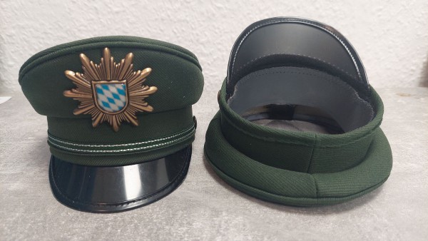 Schirmmütze Polizei Bayern Miniatur grüne Mütze von Kempf KG Alkero