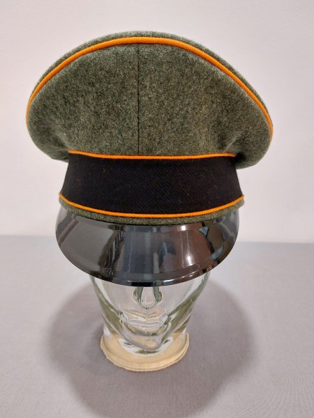 Waffen XX Schirmmütze Mannschaften Feldpolizei feldgrau melliert, Grösse 58
