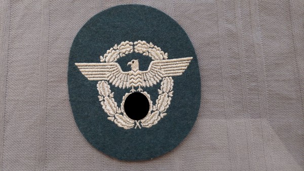 Armadler der Polizei für Offizier Lurex maschinengestickt