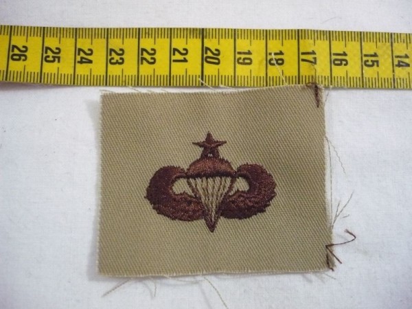Fallschirmspringerabzeichen US Senior Parachutist desert